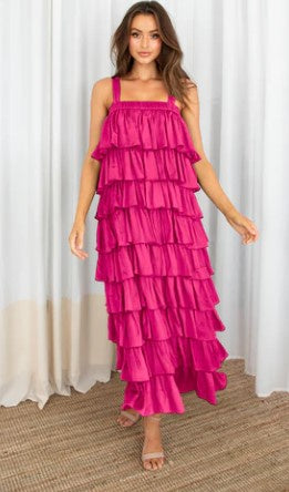 Hot Pink Fru dress