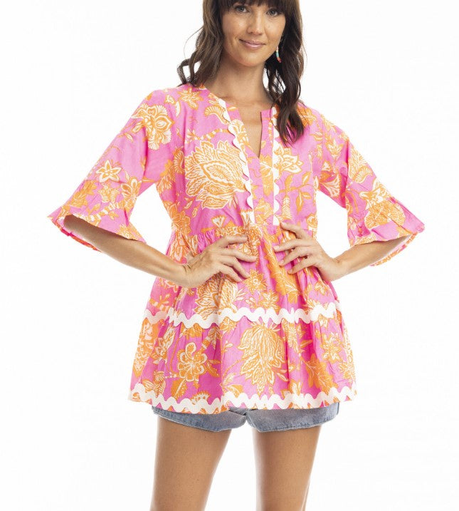 Layla bright blouse