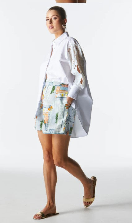 Lily Broderie white shirt