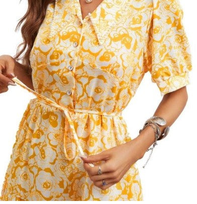 Sunny Lemon floral dress