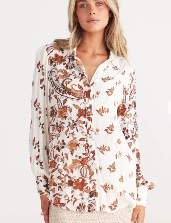 Flower child blouse