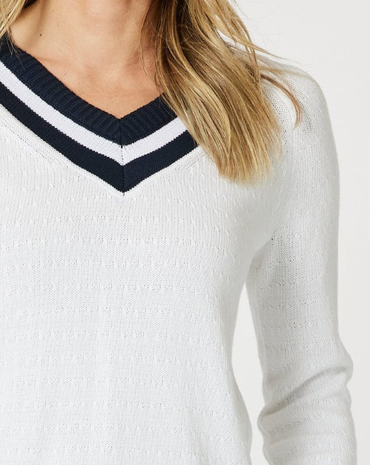 Princeton jumper white