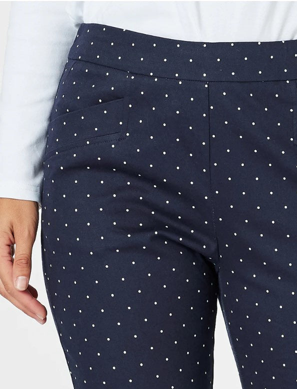 Spotted Pant navy