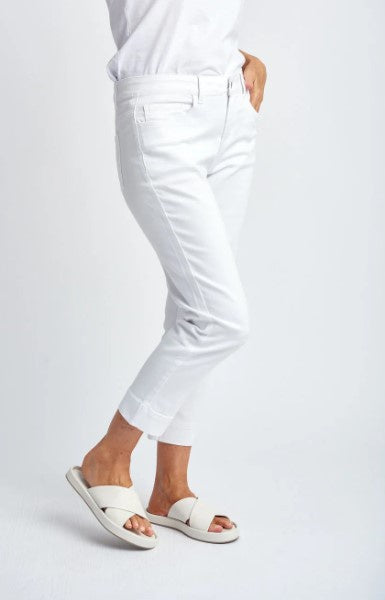 GC White denim stretch jean