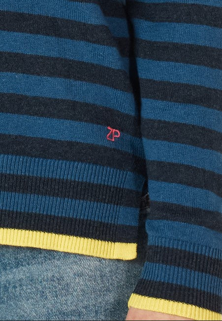Essential stripe DENIM knit