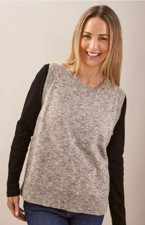 Wool Oatmeal vest
