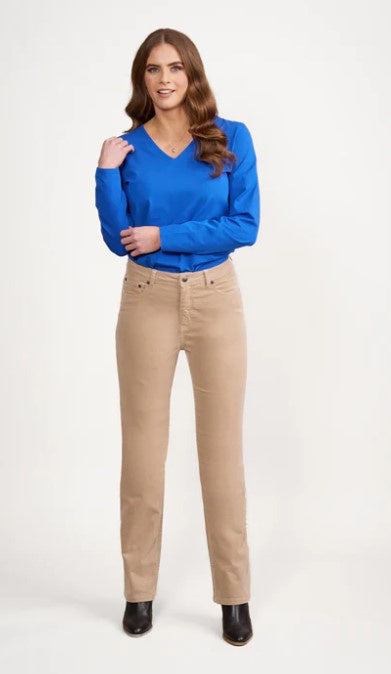 Oat straight leg Cord Pants