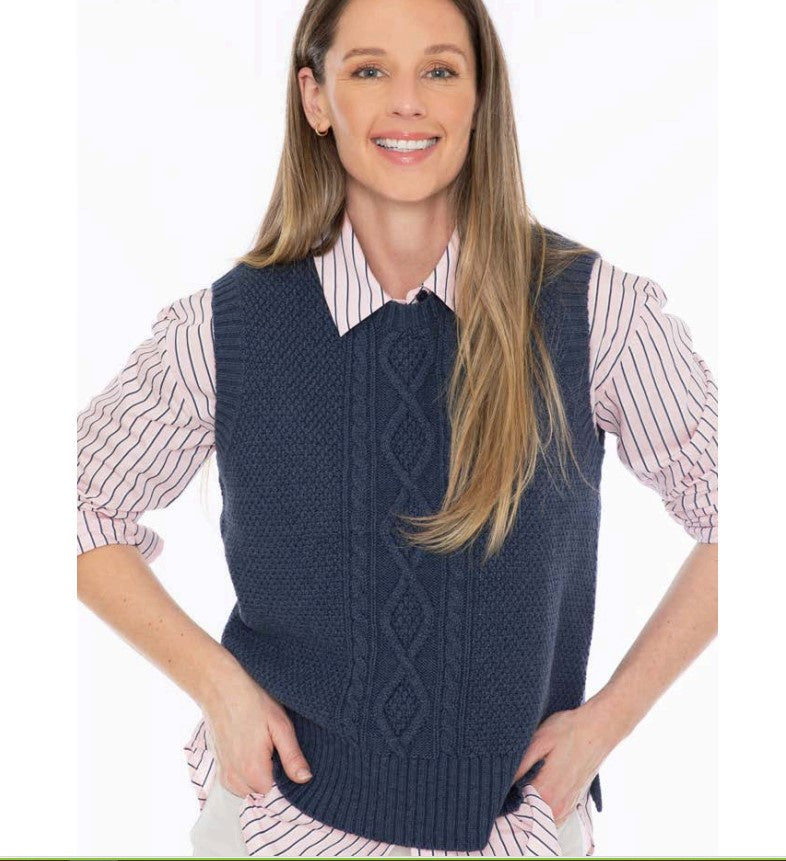 Indigo Cable Vest