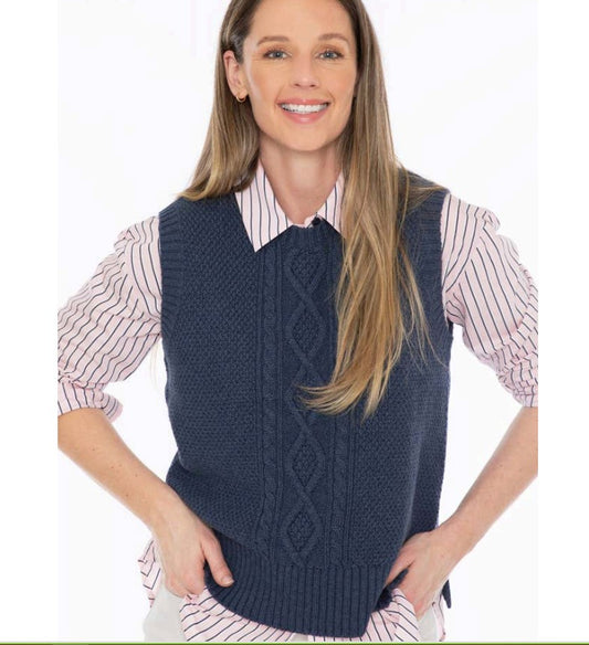 Indigo Cable Vest