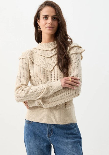 GC Ruffle Knit jumper wishbone