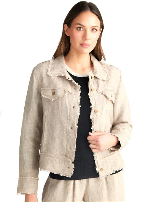 Monza jacket Natural Linen