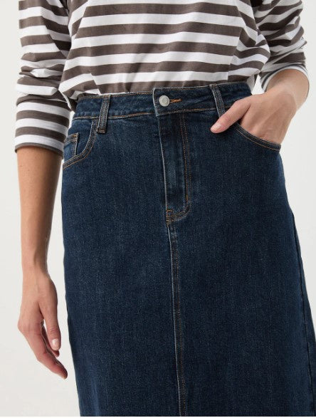 GC Denim dark long skirt