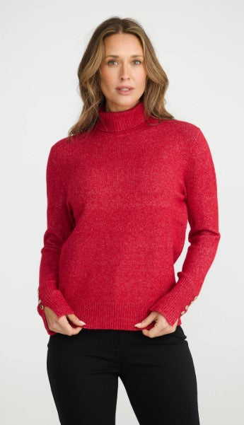 Red Flame Pilot Knit