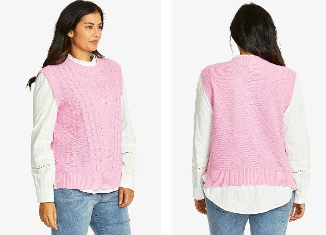 Seraphina Vest Pink