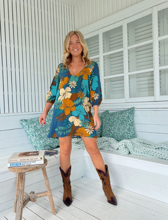 Stevie Print Lake dress