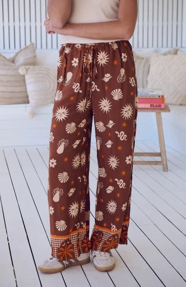 CICI Pants De la sol print