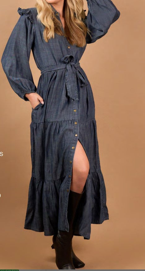 Rhoda denim dress