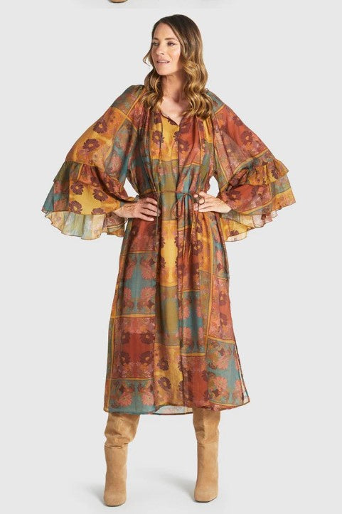 Bohemian Noveau floral dress