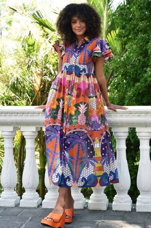 Flute through Fiesta dress