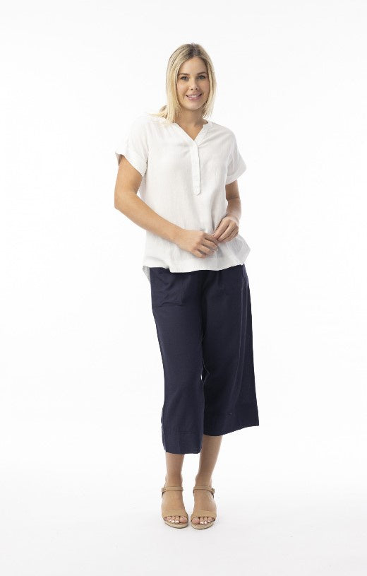 Linen Essentials Navy Pants