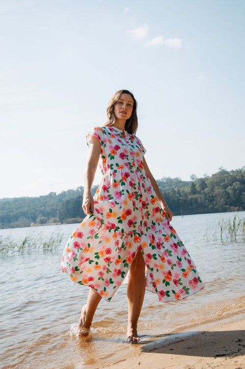 GC Floral Stitches dress