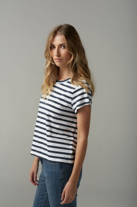 GC Navy stripe tee
