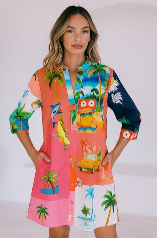 JG Tropiciana short dress