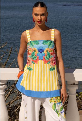 Longline lemon Postiano Top