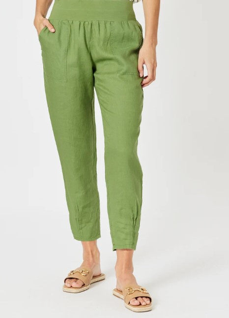 GS Sarah Linen Basil Pants
