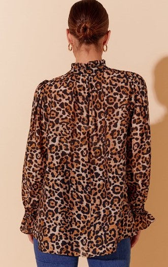 Sandra animal LS blouse