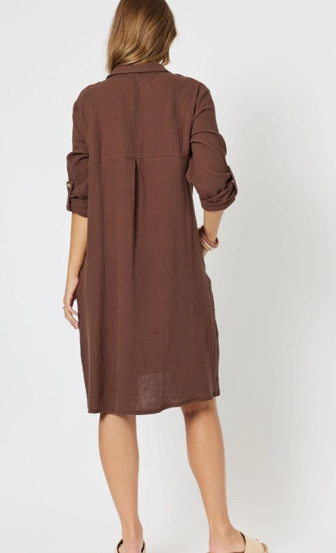 The bryon dress choc