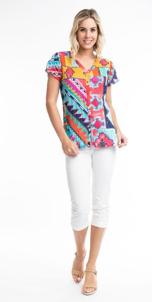 Zio red button top