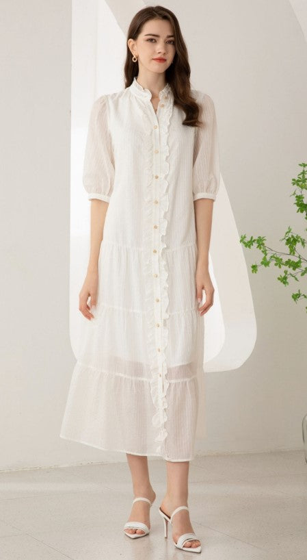 Lucienne silk dress