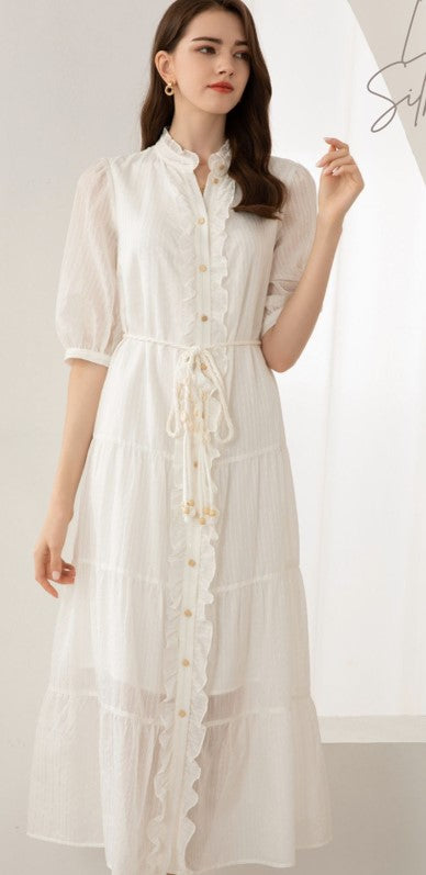 Lucienne silk dress