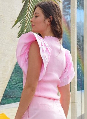TOP AN ATTITUDE pink