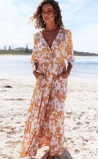 Tansy berry maxi dress