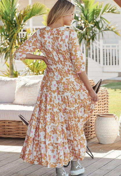 Tansy berry maxi dress
