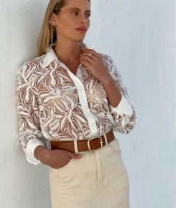lace Embroidery blouse
