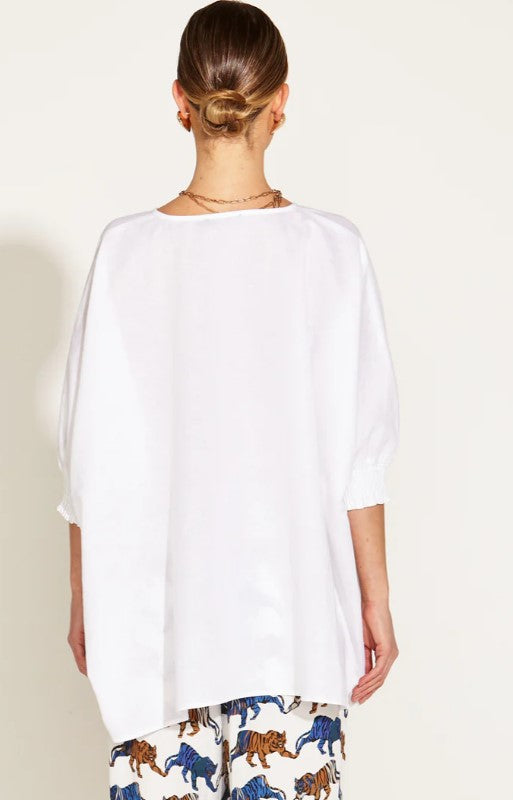 walk in the park oversizes blouse white