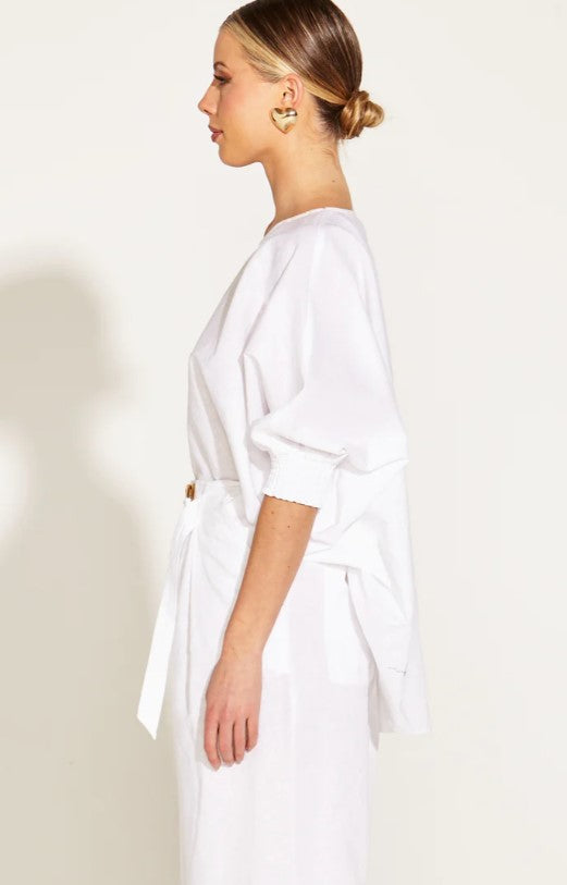 walk in the park oversizes blouse white