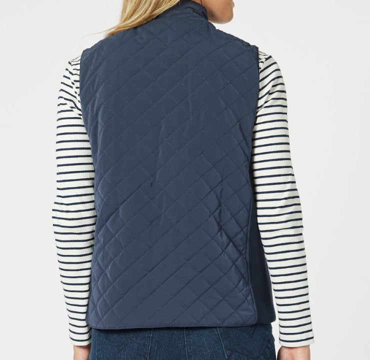Brighton puffer vest navy