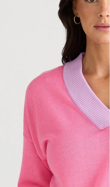 Barcelona knit pink