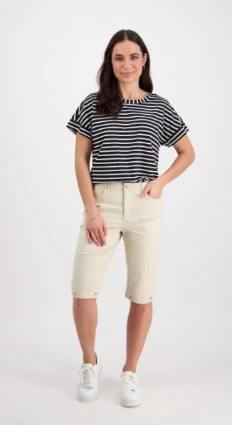 Poplin sand leg shorts