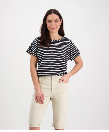 Poplin sand leg shorts