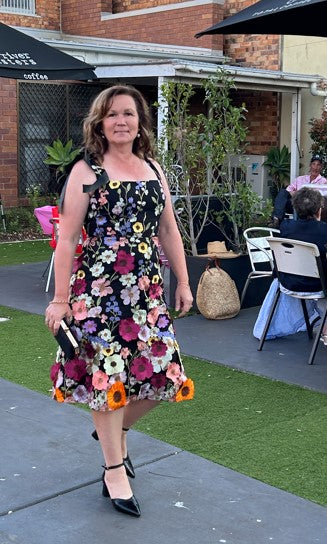 Black Ribbon Dress