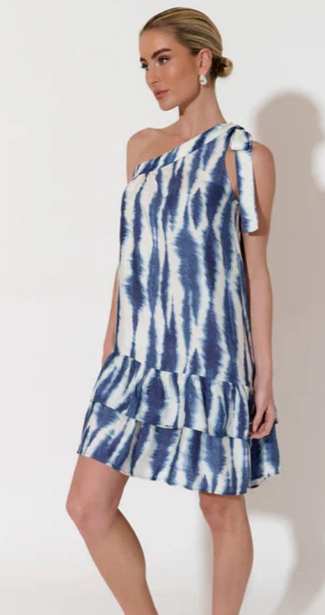 FRIDA print short dress