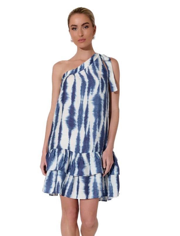 FRIDA print short dress