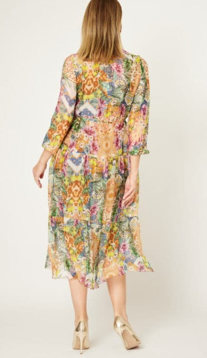 Silk lemontree dress