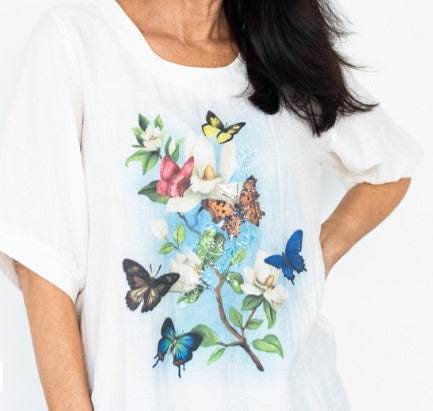 Butterfly Sequins Blouse