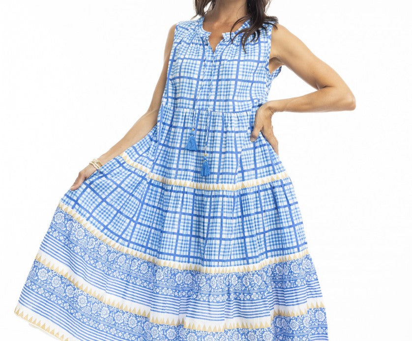Straddie blue dress